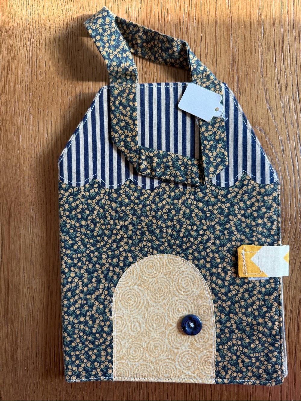 Kids Navy & Cream Floral Play Dress Tote